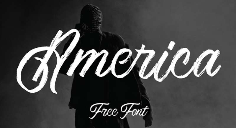 America-Free-Textured-Script-Font-1 A Look at the Most Popular Textured Fonts