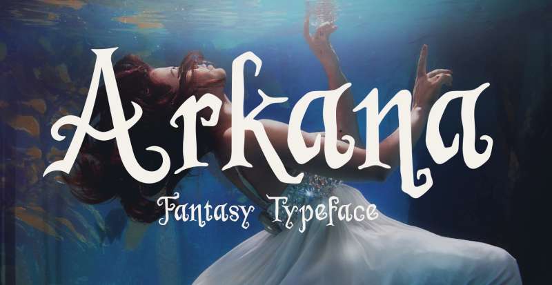 Arkana-Fantasy-Typeface-1 Must-Try Fantasy Fonts for a Touch of Enchantment in Your Projects