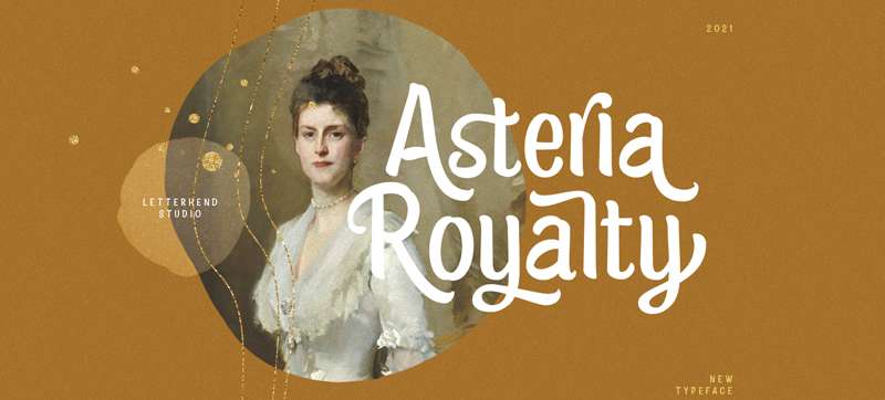 Asteria-Royalty-Font Royal Fonts For a Touch of Elegance to Your Branding