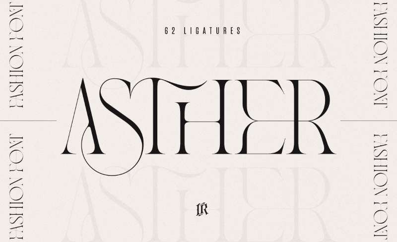 Asther-–-Fashion-Font-1 17 Fashion Fonts That Influence Design and Branding