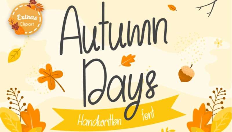 Autumn-Days-Font-1 Stunning Autumn Fonts to Add a Cozy Touch to Your Designs