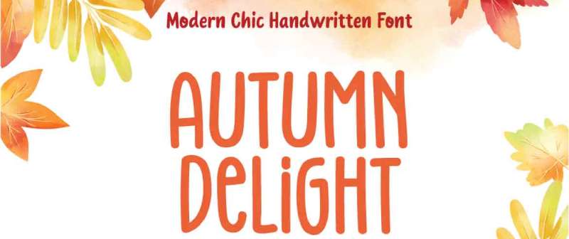Autumn-Delight-Font-1 Stunning Autumn Fonts to Add a Cozy Touch to Your Designs