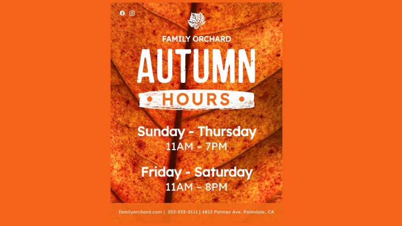 Autumn-hours-1 Effective Autumn Flyers That Will Get You Noticed