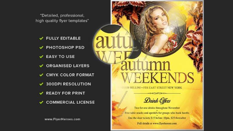 Autumn-weekends Effective Autumn Flyers That Will Get You Noticed