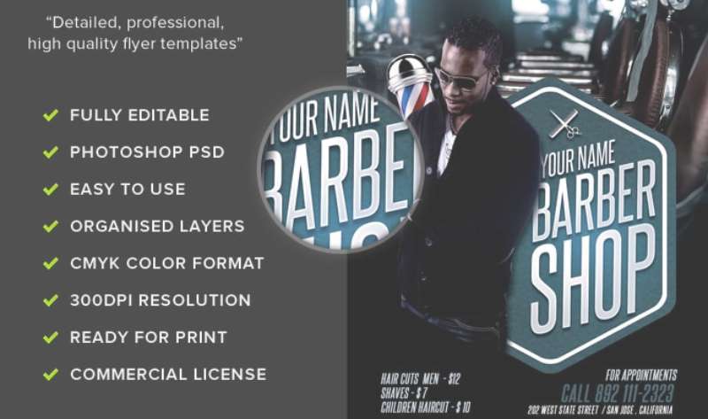 Barber-Shop-Flyer-Template-3-1 Great Barbershop Flyers To Help You Promote Your Services