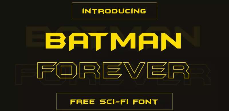 Batman-Forever-Free-batman-font-Facebook-1 Download The Batman Font Or Something Close To It
