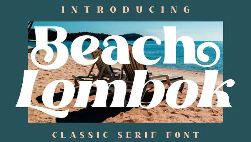 Beach-Lombok-Serif-Font-1 Discover the Perfect Beach Fonts for Your Project