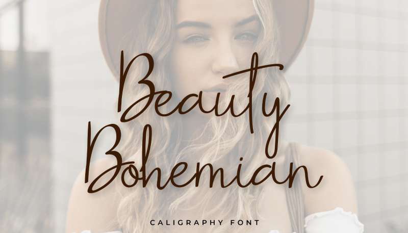 Beauty-Bohemian-Handwritten-Font-1 Most Popular Bohemian Fonts Used by Designers