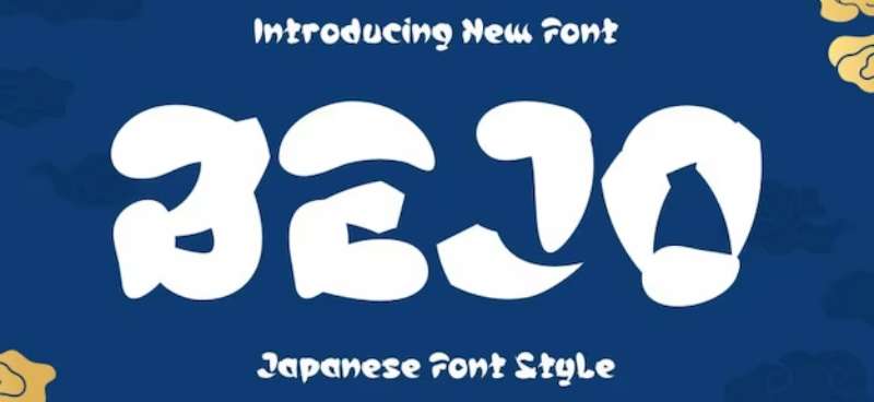 Bejo-Font-1 The Best Samurai Fonts for Your Japanese-Inspired Designs