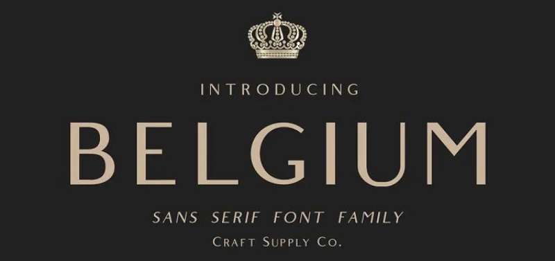 Belgium-Font-Family-1 The Best Movie Theater Fonts for Your Creative Projects