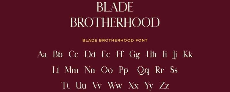 Blade-Brotherhood-1 Movie Poster Fonts That Help Tell a Story