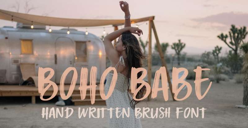Boho-Babe-Font Most Popular Bohemian Fonts Used by Designers