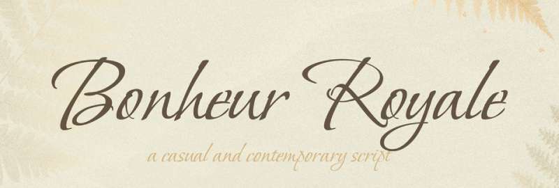 Bonheur-Royale-Font-1 Royal Fonts For a Touch of Elegance to Your Branding