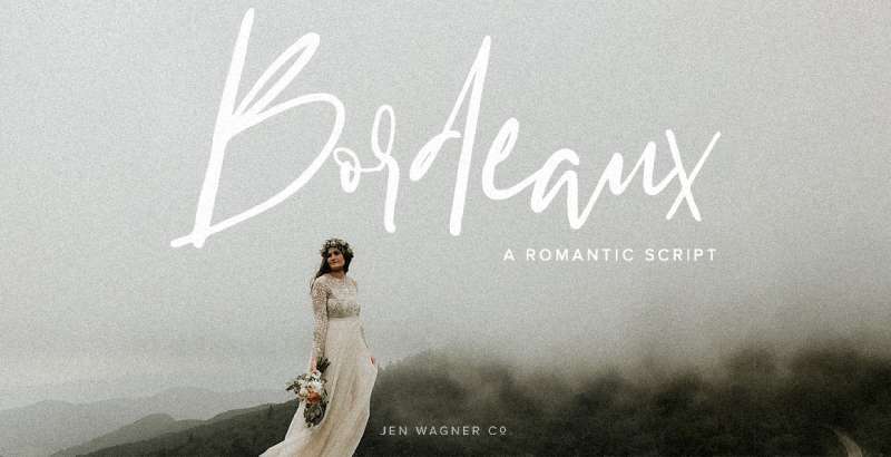 Bordeaux-A-Romantic-Script-1 Romantic Fonts That Will Make Your Heart Flutter