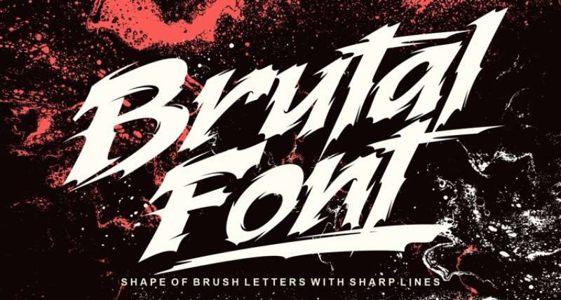 Brutal-Font-1 The Best Samurai Fonts for Your Japanese-Inspired Designs