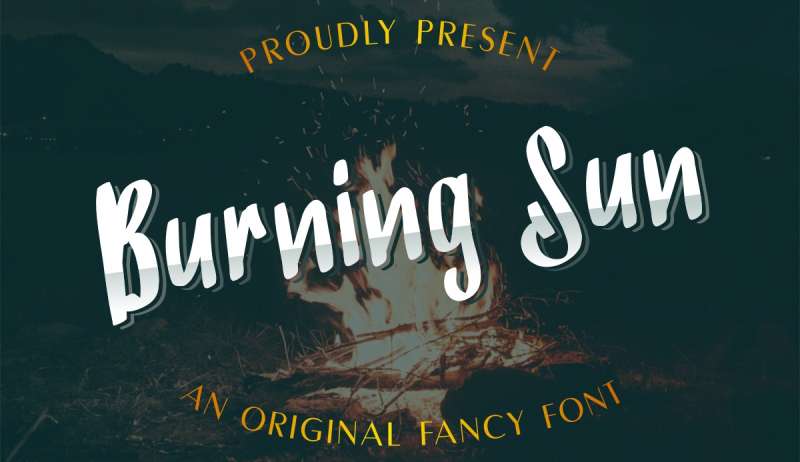 BurningSun-Font-1 Discover the Perfect Beach Fonts for Your Project