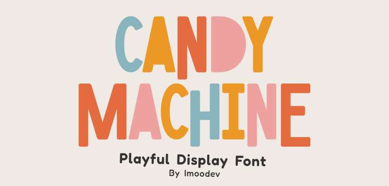 Candy-Machine-Playful-Font-1 The Ultimate Collection of Funny Fonts: Perfect for Memes and More