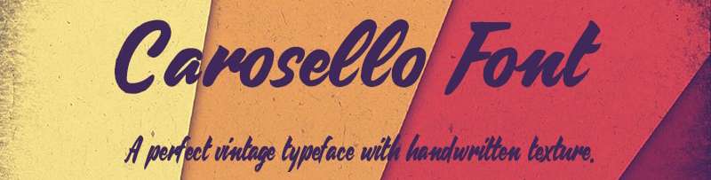 Carosello-Font-Family-Free-Download-1 Rev Up Your Designs with These Classic Car Fonts