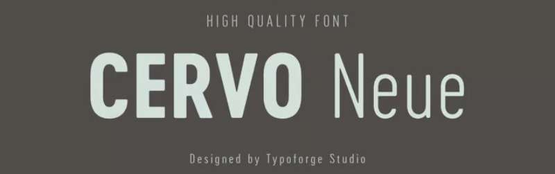 Cervo-Neue-Font-1 A Look at the Most Popular Textured Fonts