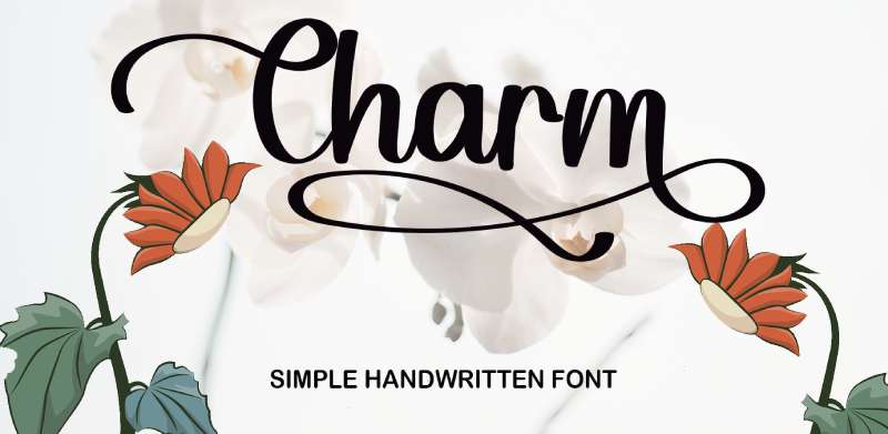 Charm-Font-1 Most Popular Bohemian Fonts Used by Designers