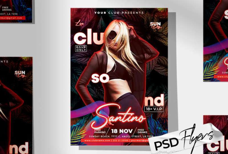 Club-Sound-Flyers-PSD-Template-760x657-1 Summer Flyers That Will Make Your Season Sizzle