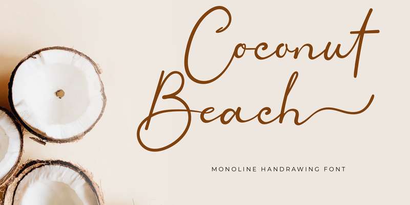 Coconut-Beach-Font Discover the Perfect Beach Fonts for Your Project