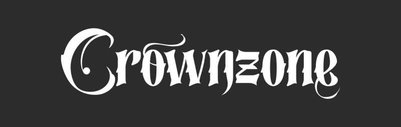 Crownzone-Font-1 The Most Popular Rock Band Fonts Used by Designers