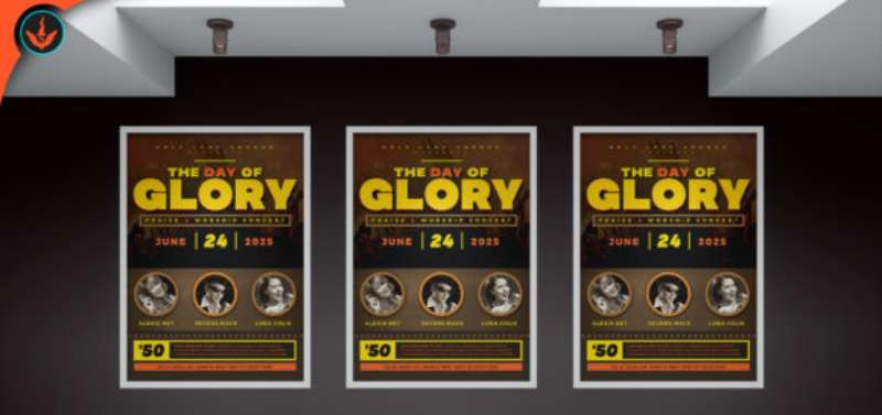 Day-of-Glory-Gospel-Concert-Flyer-Graphics-8-580x386-1 Creative Gospel Flyers That Will Make an Impact
