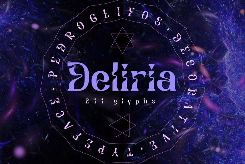 Deliria-Psychedelic-Serif-1 Trippy Fonts That Will Make Your Designs Stand Out