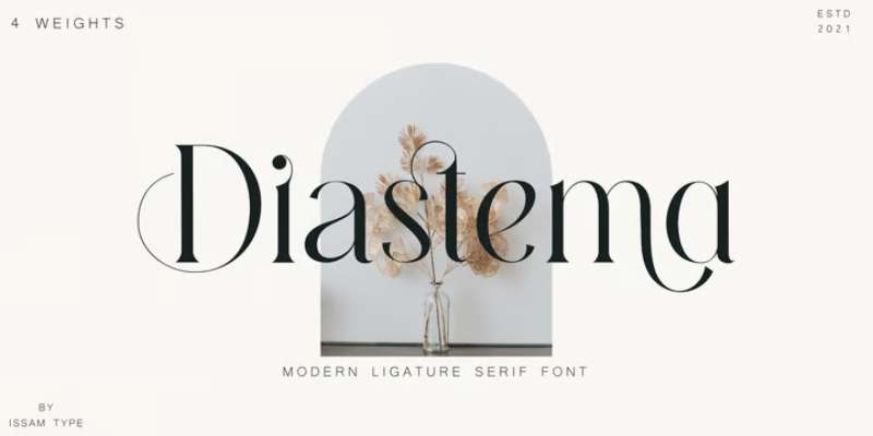Diastema-1 17 Fashion Fonts That Influence Design and Branding