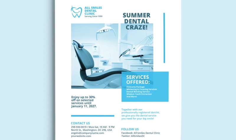 Download-Dental-Clinic-Flyer-Template-1 Dental Flyers That Will Encourage Better Oral Health