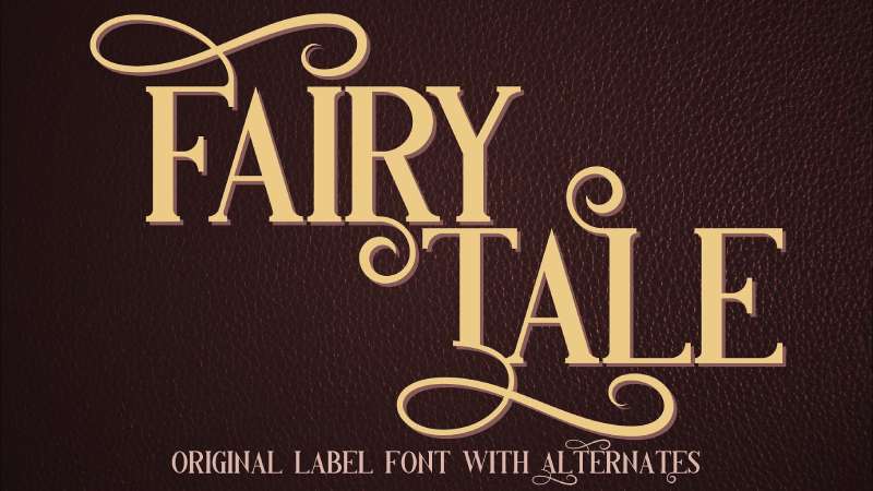 Fairy-Tales-1 Fresh and Bright Spring Fonts for Your Design Projects