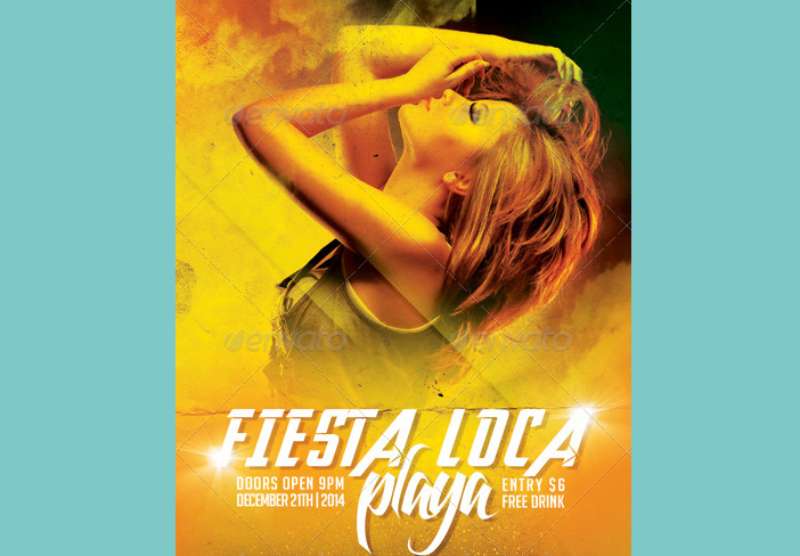 Fiesta-loca-playa-1-1 Fiery Fiesta Flyers to Ignite Your Party Spirit