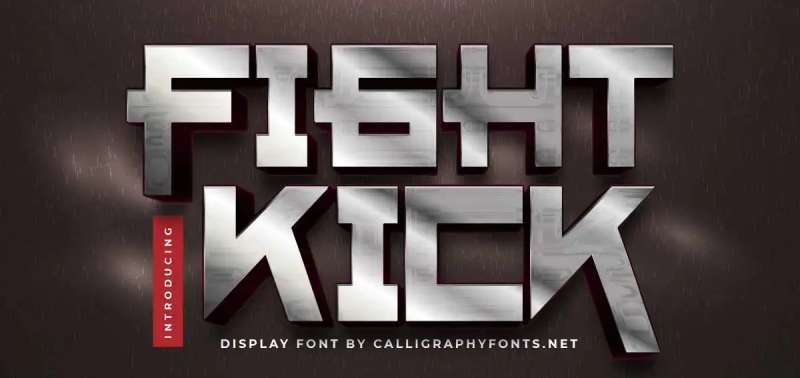 Fight-Kick-Font-1 Masculine Fonts to Match Your Brand's Personality