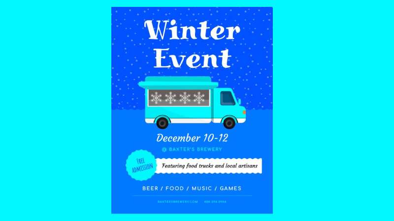 Food-truck-winter-1 Food Truck Flyers That Will Make Your Mouth Water