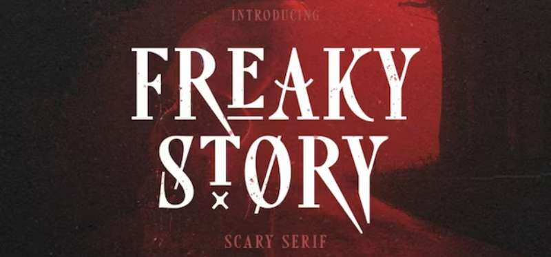 Freaky-Story-Font-1 The Best Movie Theater Fonts for Your Creative Projects