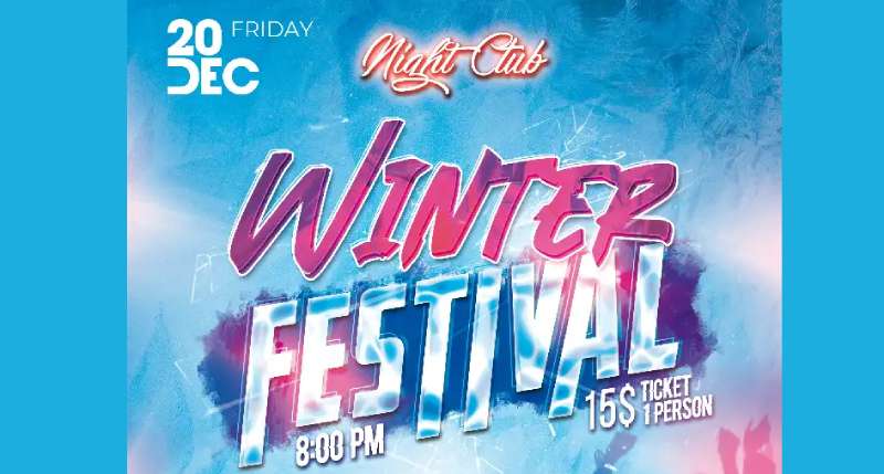Free-Winter-Festival-Event-Flyer-Template-1 Winter Flyers Featuring Activities You Can't Miss