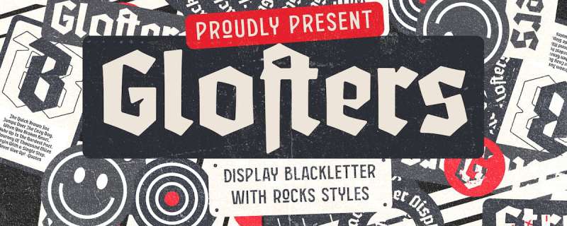 Glofters-–-Display-Blackletter-Font-1 The Most Popular Rock Band Fonts Used by Designers