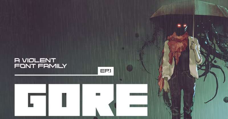 Gore-–-Bold-Violent-Movie-Font-1 Movie Poster Fonts That Help Tell a Story