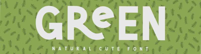 Green-Town-Cute-Sans-Serif-Fonts-1 Discover the Best Quirky Fonts for Your Designs