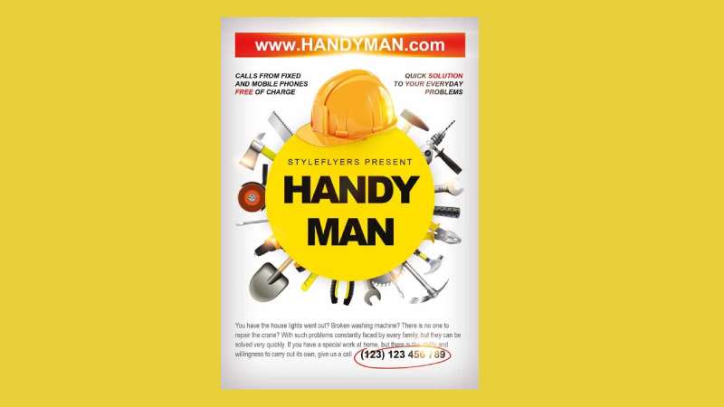 Handyman Examples of Effective Handyman Flyers