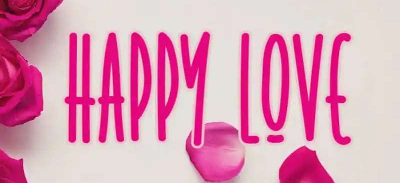 Happy-Love-Font-1 Romantic Fonts That Will Make Your Heart Flutter