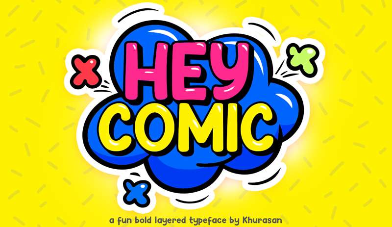 Hey-Comic-Font The Ultimate Collection of Funny Fonts: Perfect for Memes and More