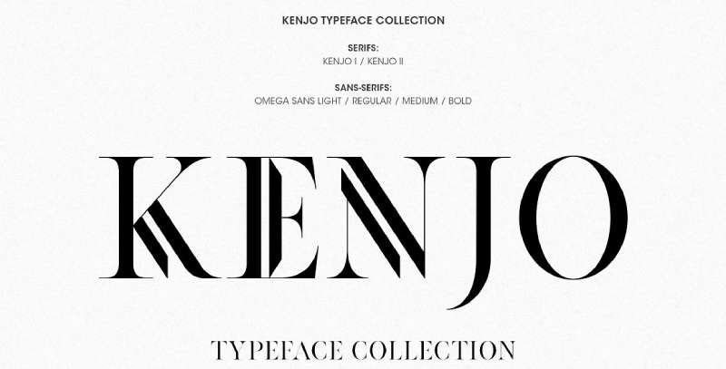 Kenjo-Font Must-Try Art Nouveau fonts for Your Design Projects