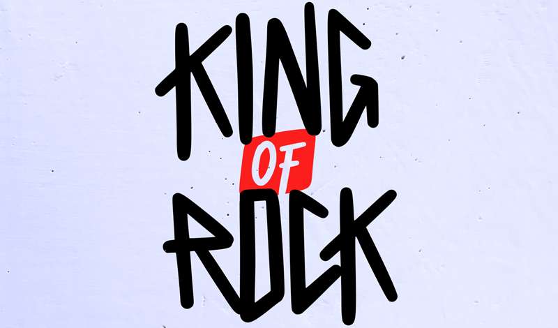 King-of-Rock-Font The Most Popular Rock Band Fonts Used by Designers