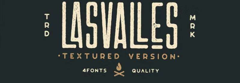 LAS-VALLES-1 Try These Fun Coffee Fonts Today (17 Examples)