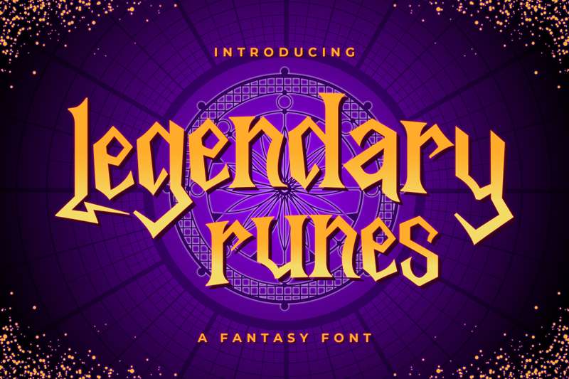 Legendary-Runes Must-Try Fantasy Fonts for a Touch of Enchantment in Your Projects