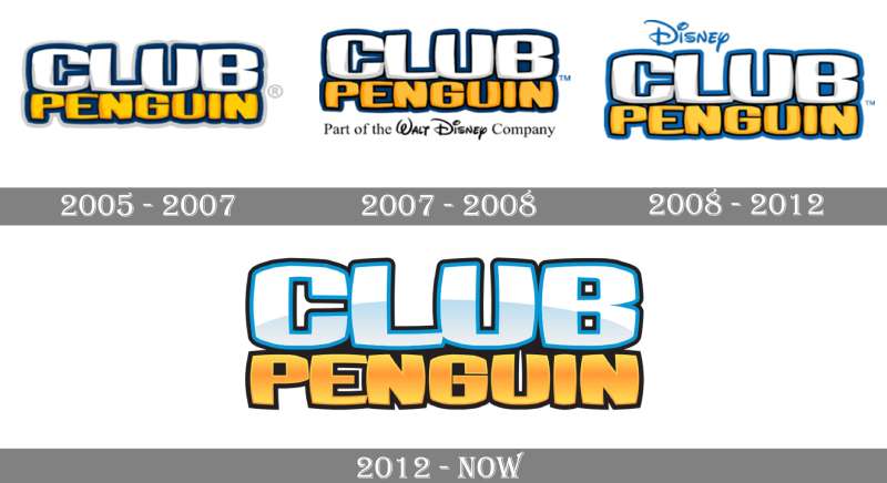 Logo-evolution-1 Download The Club Penguin Font And Use It In Your Designs