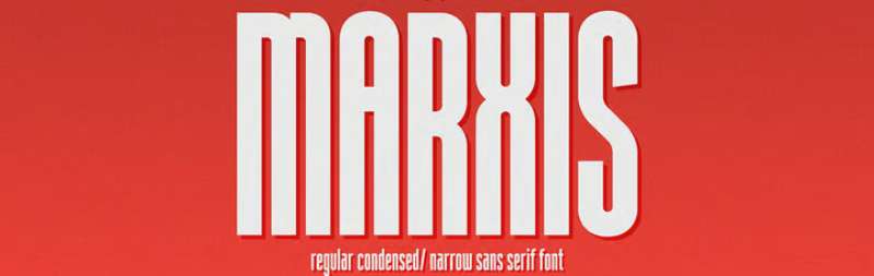 Marxis-Font-1 The Top Propaganda Fonts for Your Nostalgic Design Needs
