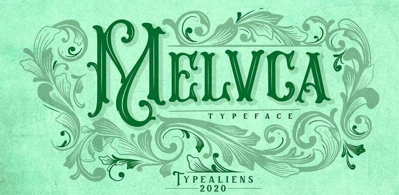 Melvca-Font Must-Try Art Nouveau fonts for Your Design Projects